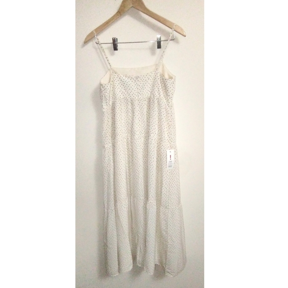 NWT Bardot Flowy Maxi Dress in Ivory and Black - Picture 2 of 8